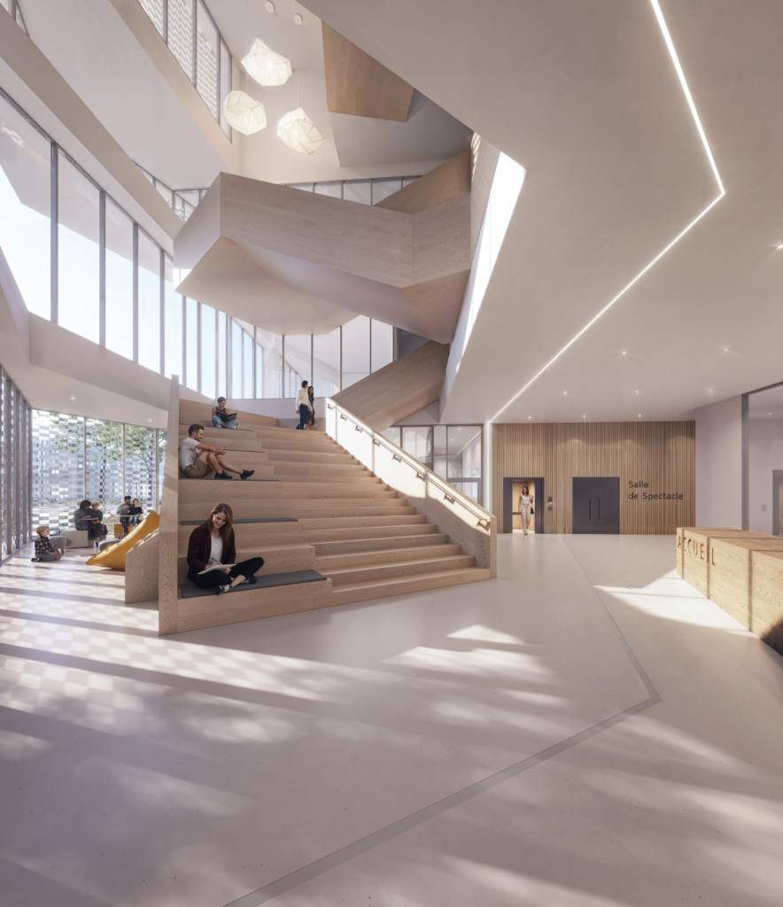 Construction d’un pôle socio-culturel dans l’ancien quartier des Beaudottes