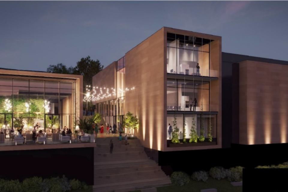 Construction du nouveau centre culturel Voltaire