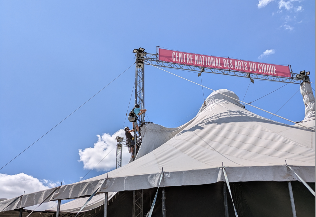 Construction de la cité internationale des Arts du Cirque à Vénissieux