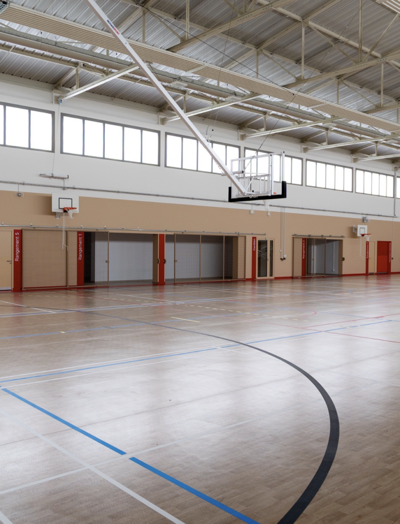 Reconstruction du gymnase des Croisettes